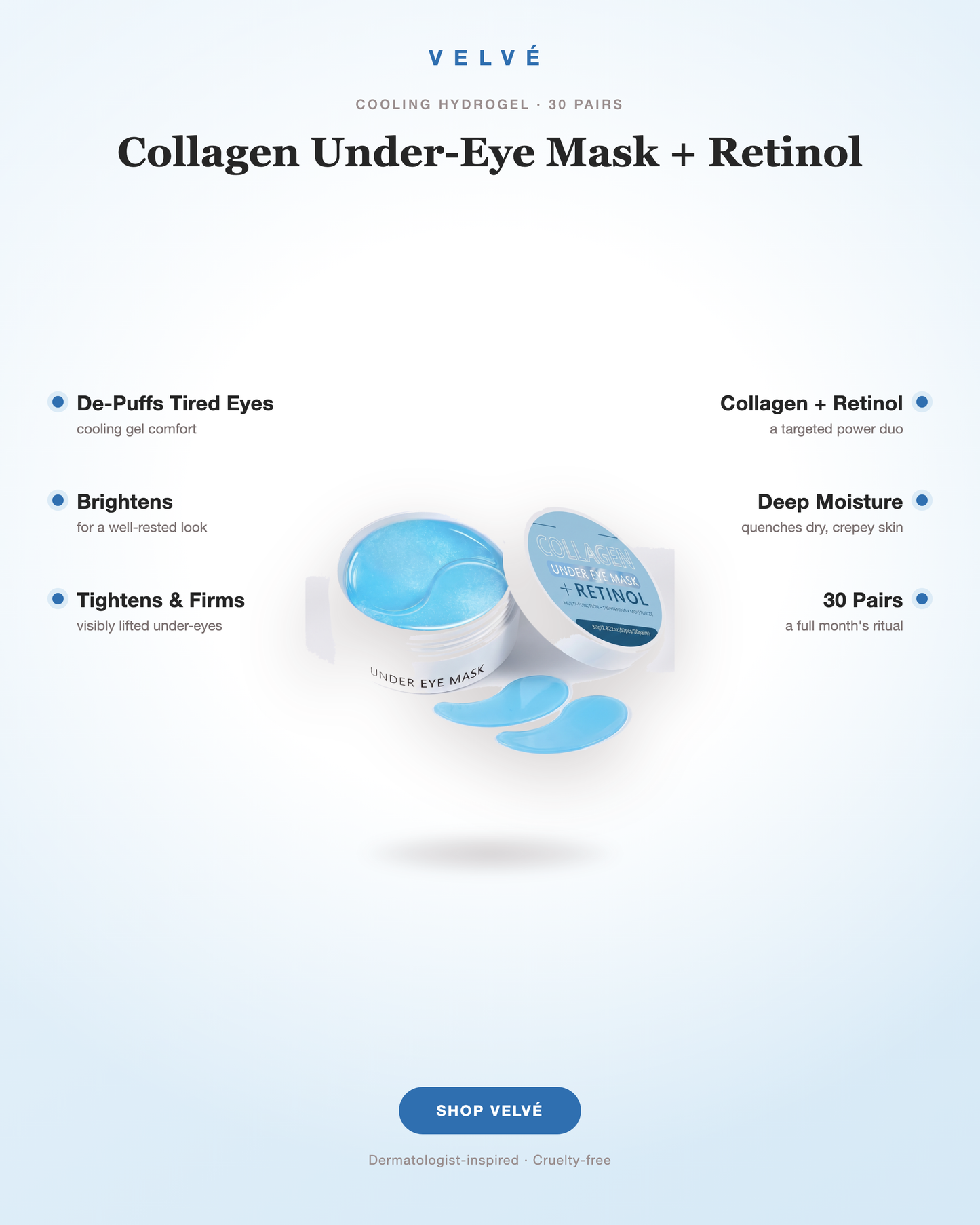 Collagen Under-Eye Mask + Retinol — benefits