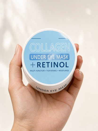 Collagen Under-Eye Mask + Retinol in hand