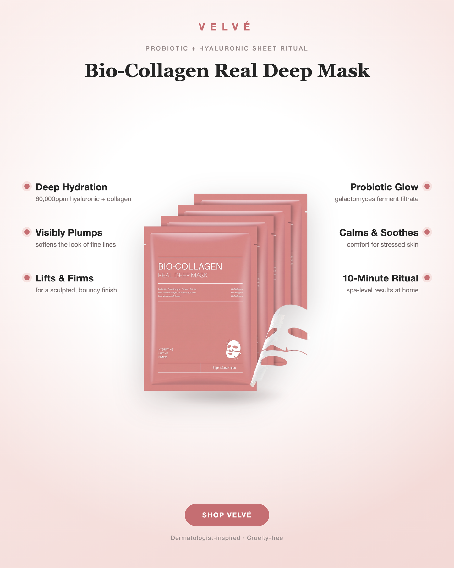 Bio-Collagen Real Deep Mask — benefits