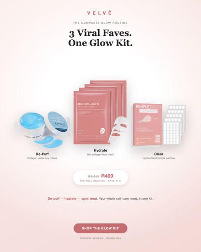 The Velvé Glow Kit — 3 viral faves in one routine