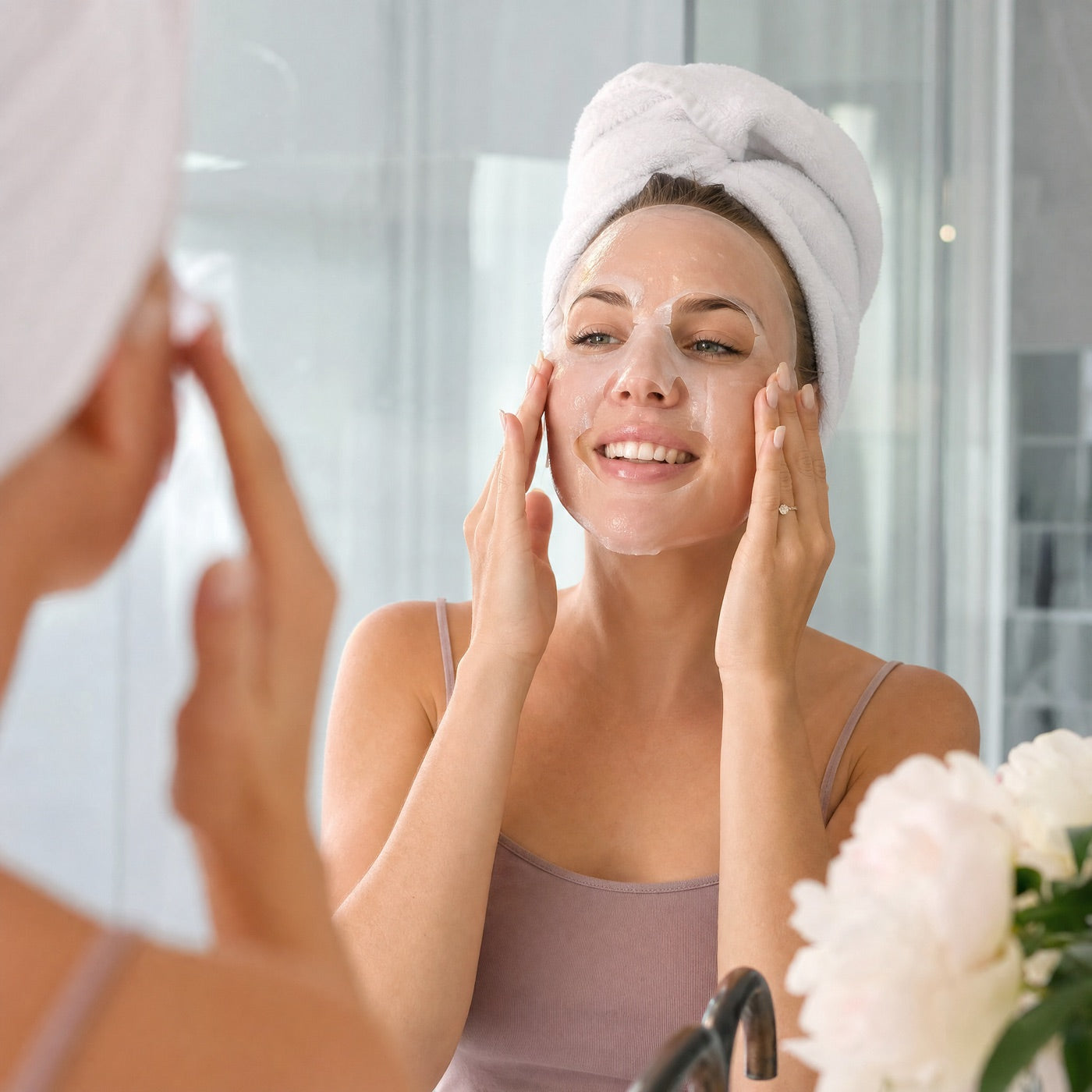 Bio-collagen face mask