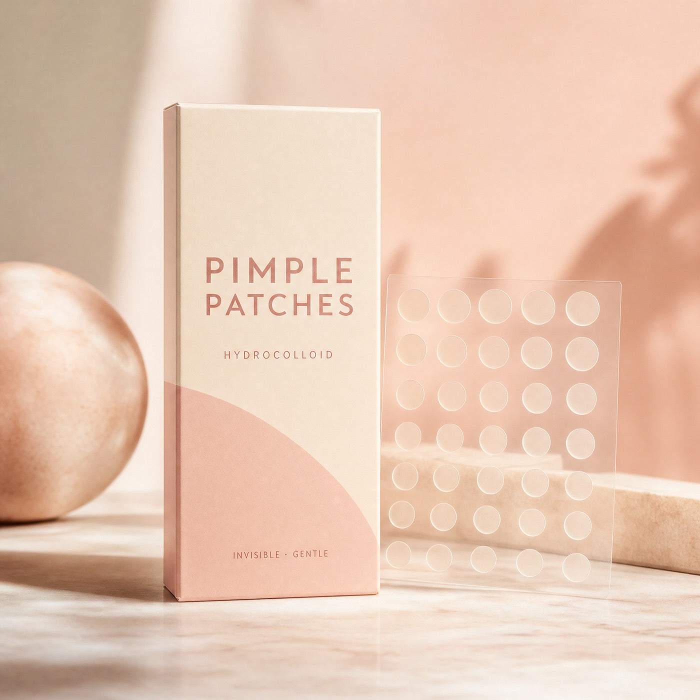 Hydrocolloid pimple patches