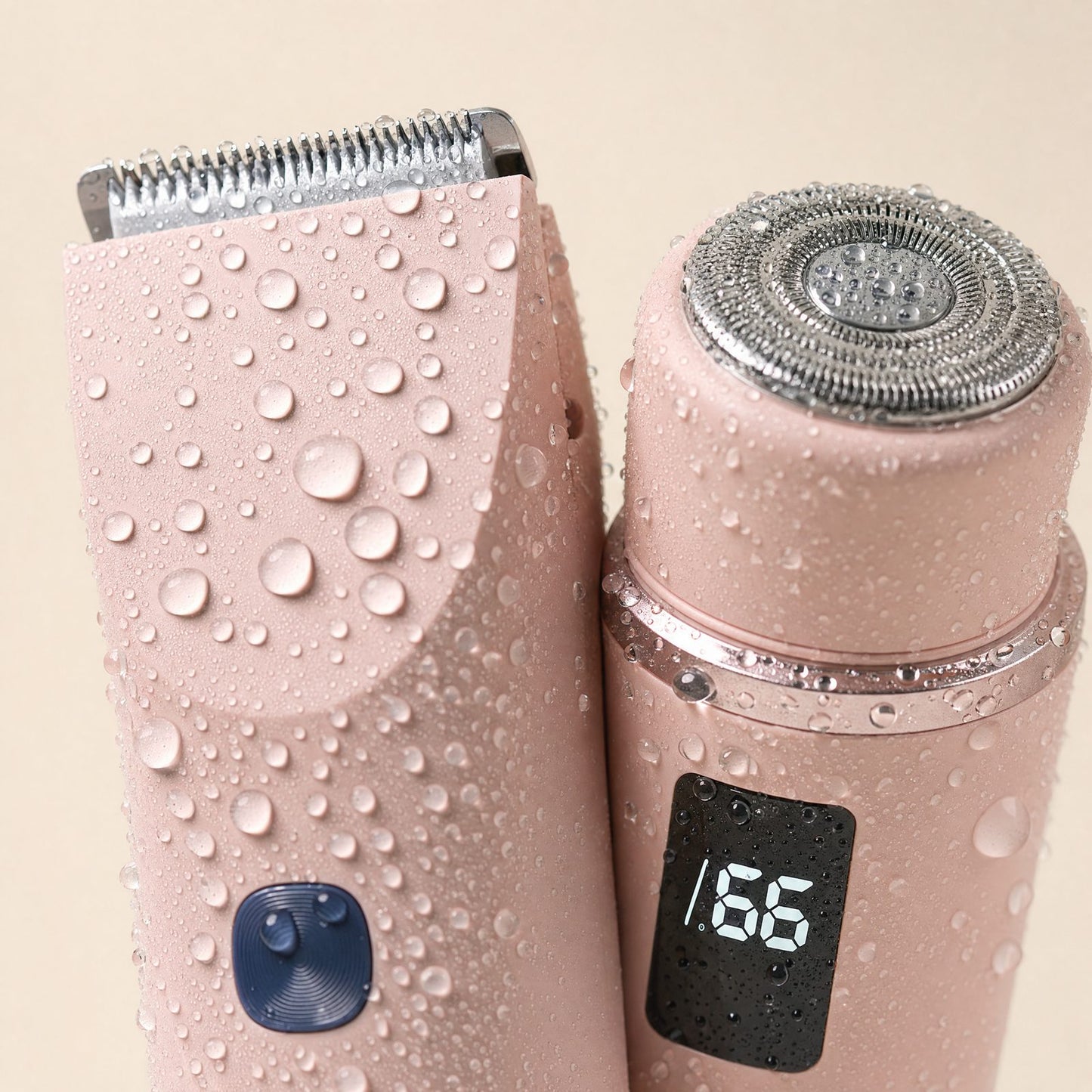 Velvé pink — dual-head close-up