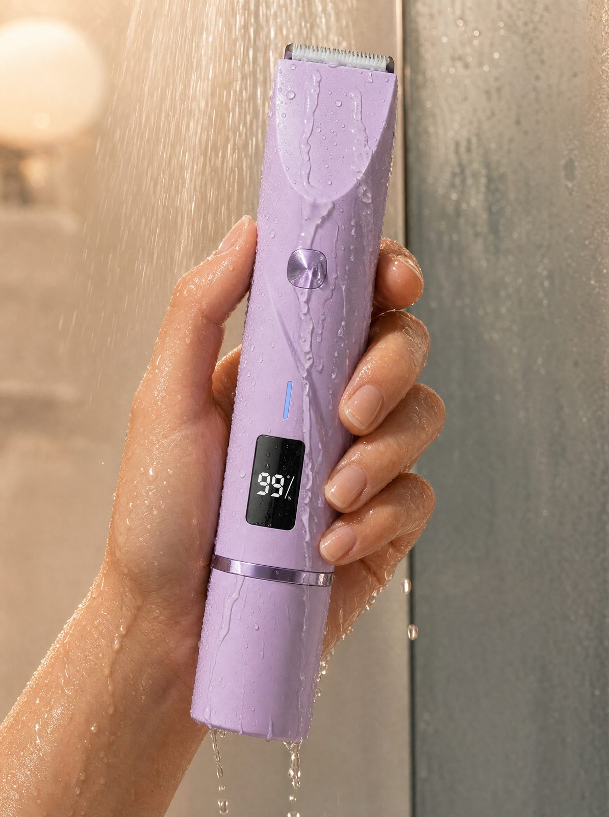 Velvé purple — waterproof shower